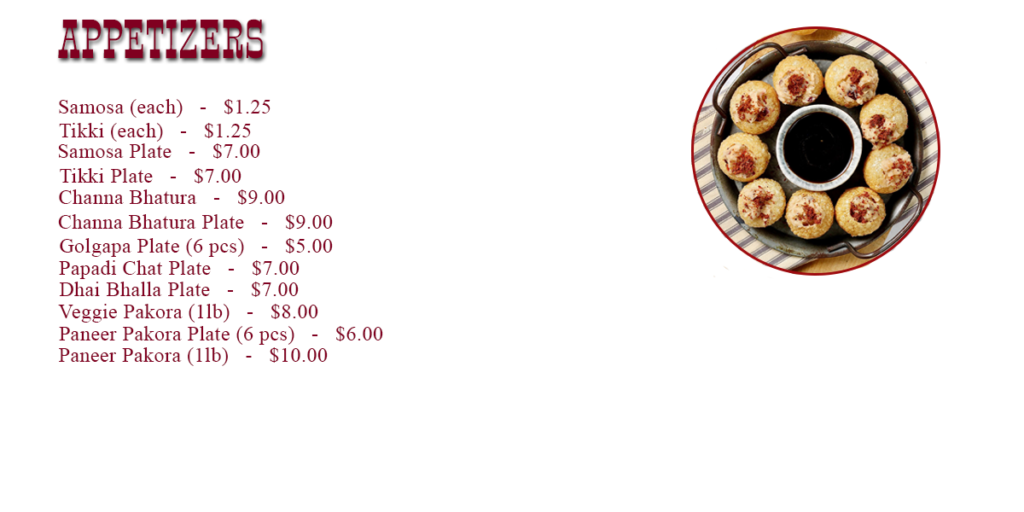 appetizers